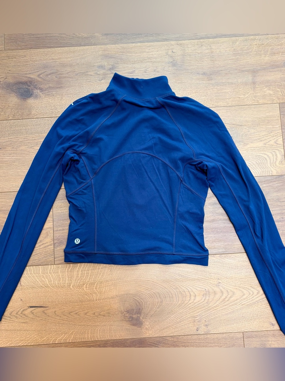 Lululemon “It’s Rulu Run Longsleeve” Navy Blue Zip Pullover